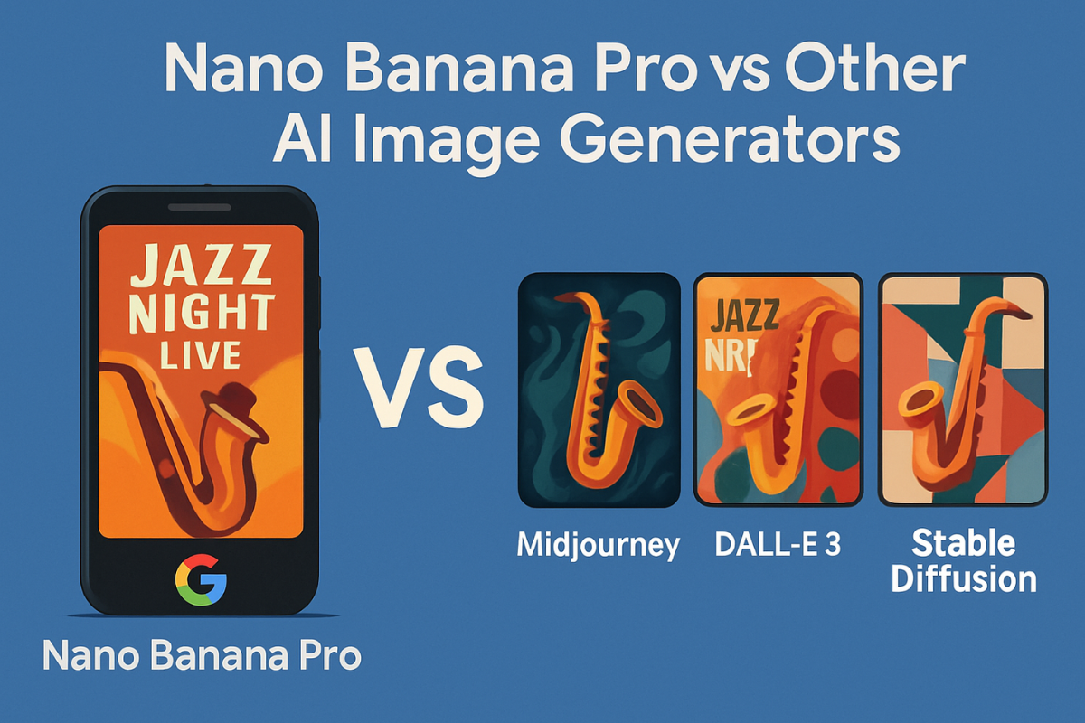 Nano Banana Pro vs Other AI Image Generators: How Google’s Tool Stacks Up