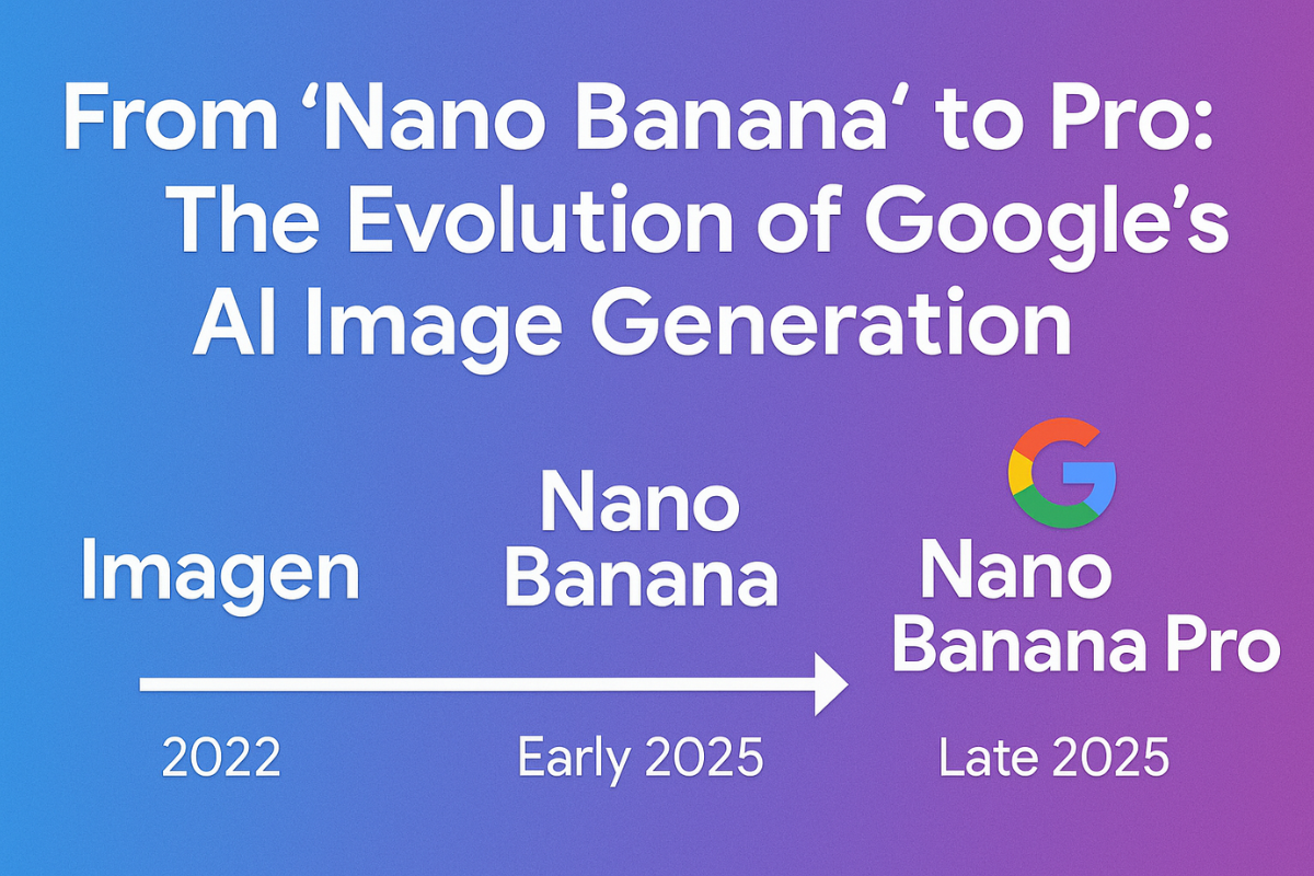 From “Nano Banana” to Pro: The Evolution of Google’s AI Image Generation